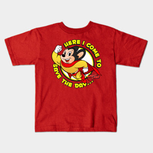 D1 - SUPER MOUSE HERO CARTOON Kids T-Shirt