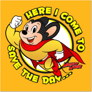 D1 - SUPER MOUSE HERO CARTOON Posters and Art