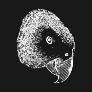 African Grey Parrot (Psittacus Erithacus) Grey Life T-Shirt