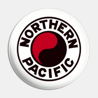 Vintage Northern Pacific Railroad Logo Pin