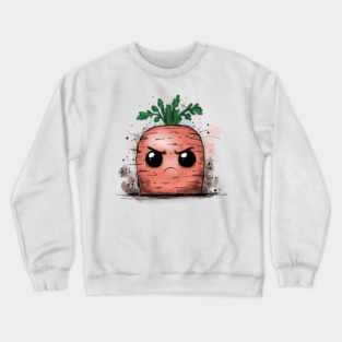 Grumpy Carrot Crewneck Sweatshirt