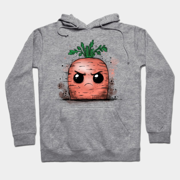 Grumpy Carrot Hoodie by H. R. Sinclair