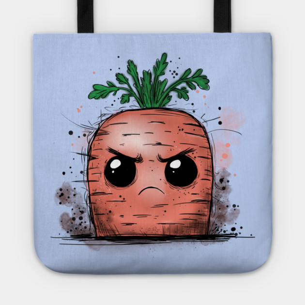 Grumpy Carrot Tote by H. R. Sinclair