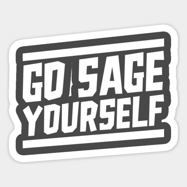 Go Sage Yourself Magnet by Yogi Bryan Shop