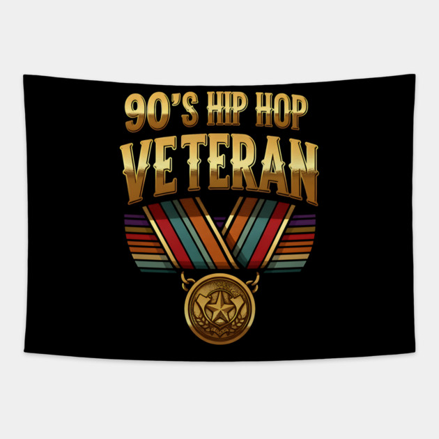 90's Hip Hop Veteran Tapestry by UrbanLifeApparel