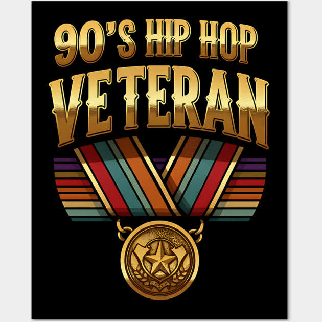 90's Hip Hop Veteran Wall Art by UrbanLifeApparel