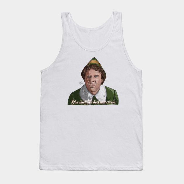 Elf: Beef & Cheese Tank Top by 51Deesigns