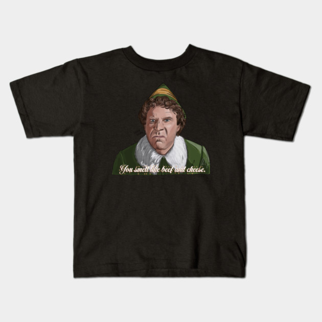 Elf: Beef & Cheese Kids T-Shirt by 51Deesigns