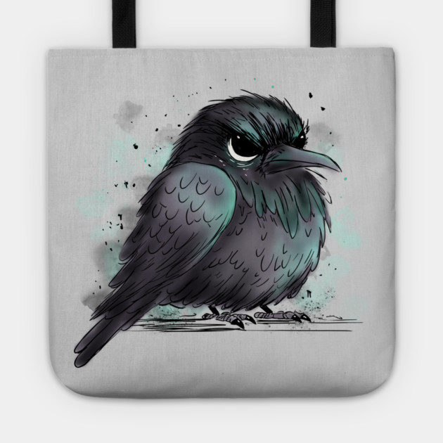 Grumpy Crow Tote by H. R. Sinclair