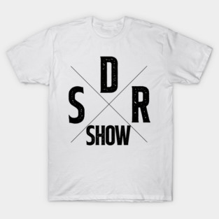 SDR Show with Big Jay Oakerson & Ralph Sutton Cross - Black Logo T-Shirt