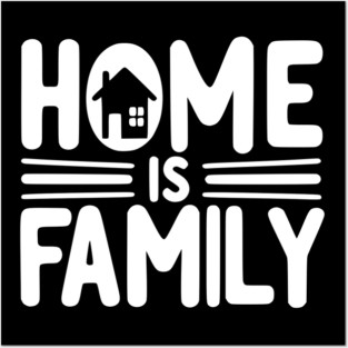 Home is Family Posters and Art