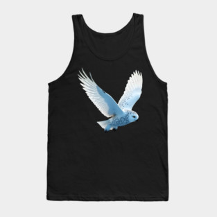 Snowy Owl in Flight Tank Top
