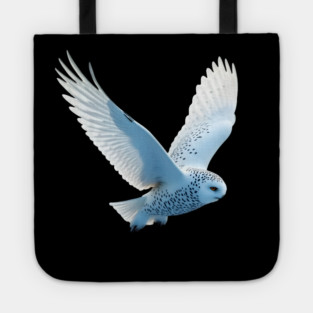Snowy Owl in Flight Tote