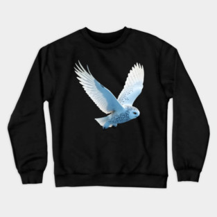 Snowy Owl in Flight Crewneck Sweatshirt