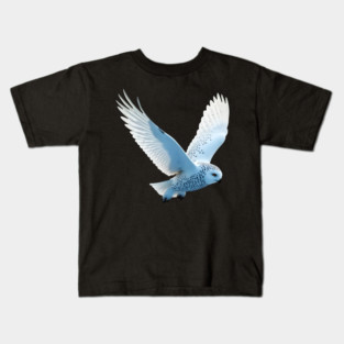 Snowy Owl in Flight Kids T-Shirt