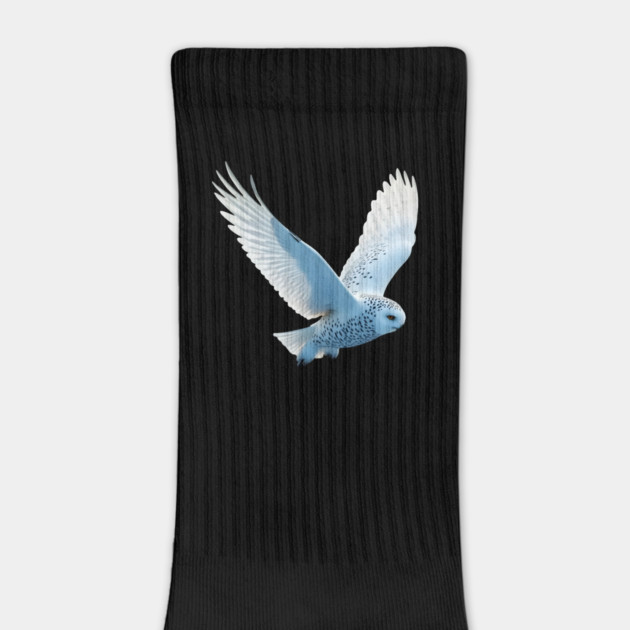 Snowy Owl in Flight by BirdsnStuff