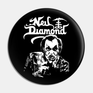 Neil - King Diamond Parady Pin