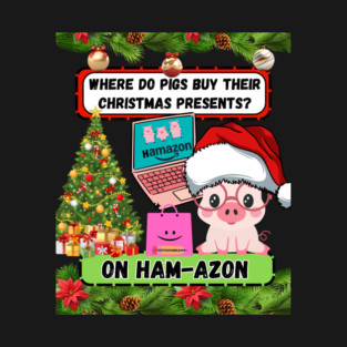 Pig Christmas Shirt - Funny T-Shirt