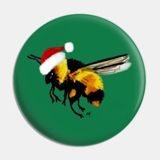 Santa Bumblebee Pin