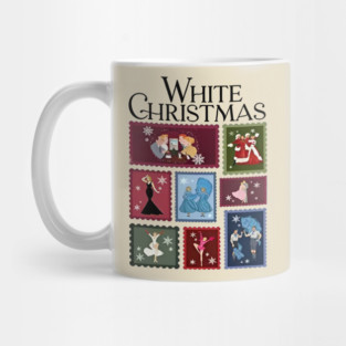 White Christmas Retro Mug