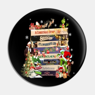 Classic Christmas Movies Grinch Pin