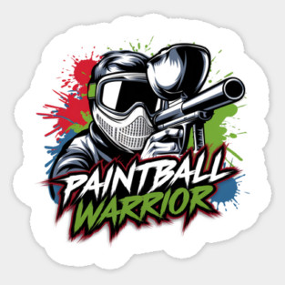 Paintball Warrior Sticker