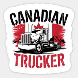 Canadian Trucker Sticker