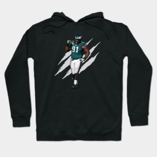 Fletcher Cox #91 Claw Hoodie