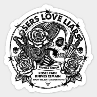 LOSERS LOVE LIARS Sticker