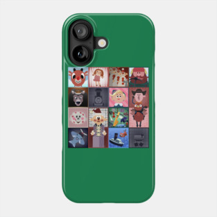 Rudolph - Misfit Squares Phone Case
