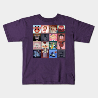 Rudolph - Misfit Squares Kids T-Shirt
