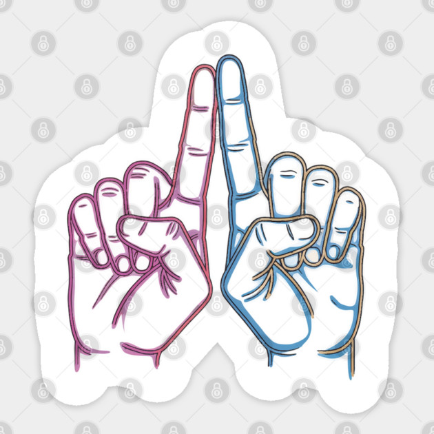 Sign Language Sticker by Pixel Threads 