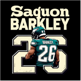 Saquon Barkley 26 Posters and Art