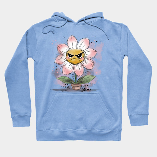 Grumpy Flower Hoodie by H. R. Sinclair