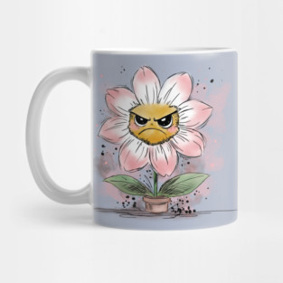 Grumpy Flower Mug