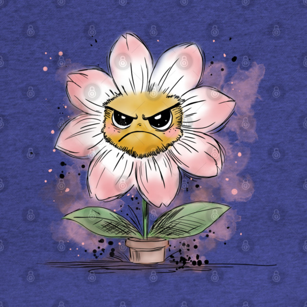 Grumpy Flower by H. R. Sinclair