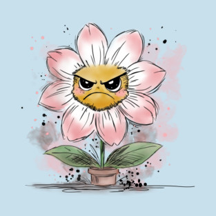Grumpy Flower T-Shirt