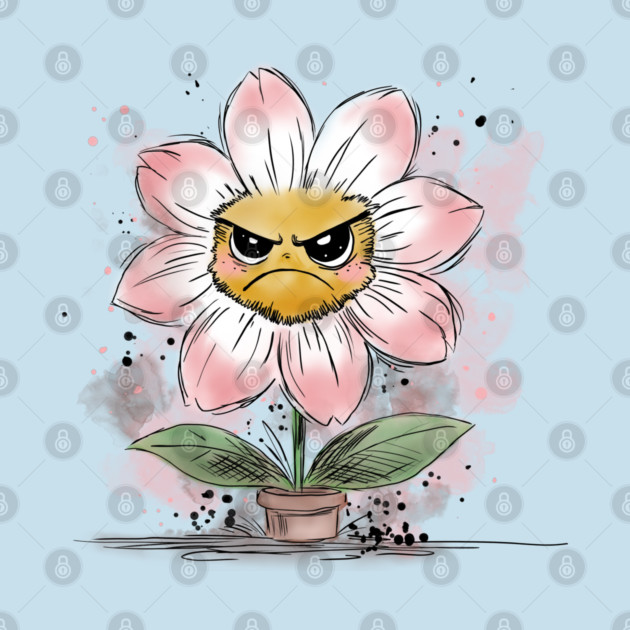 Grumpy Flower by H. R. Sinclair