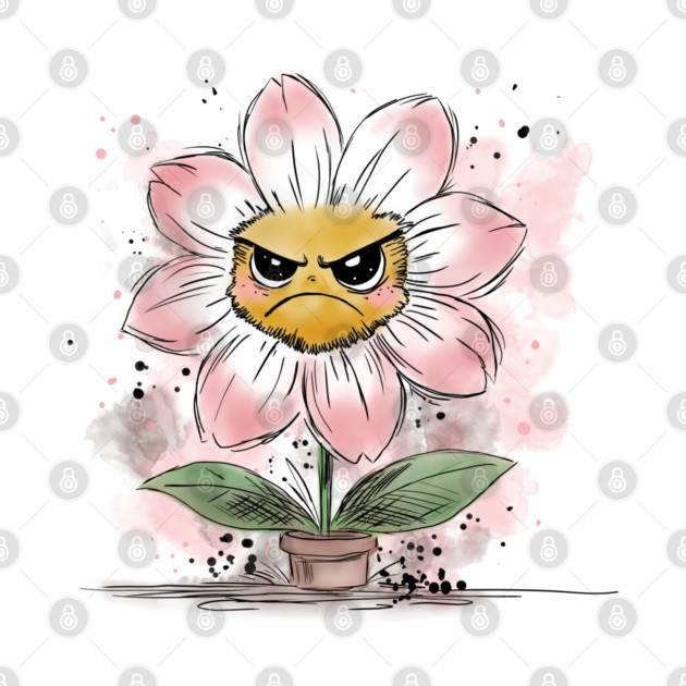 Grumpy Flower by H. R. Sinclair