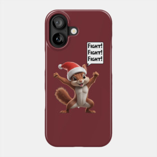 Peanut the Squirrel Funny Christmas Phone Case