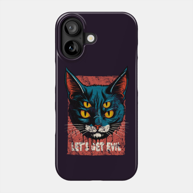 Let's get Evil Phone Case by artslaves