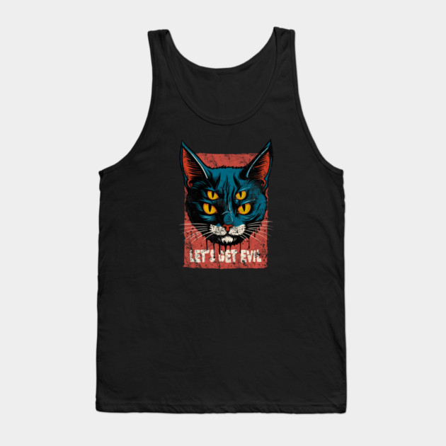 LET'S GET EVIL Tank Top by artslaves