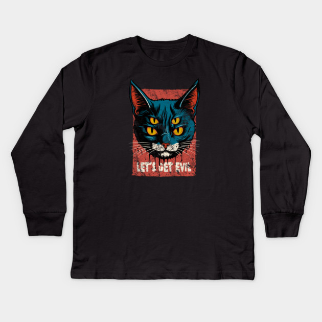 LET'S GET EVIL Kids Long Sleeve T-Shirt by artslaves