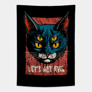 LET'S GET EVIL Tapestry