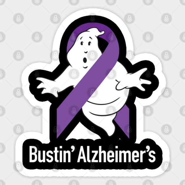 Bustin' Alzheimer's Sticker by Ecto Girl