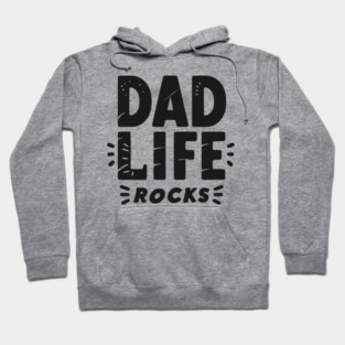 Dad Life Rocks Hoodie