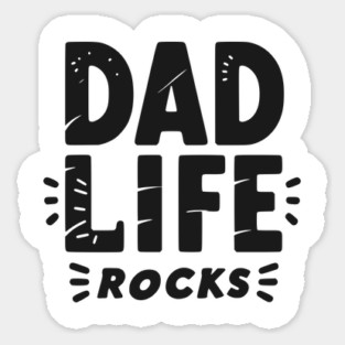 Dad Life Rocks Magnet