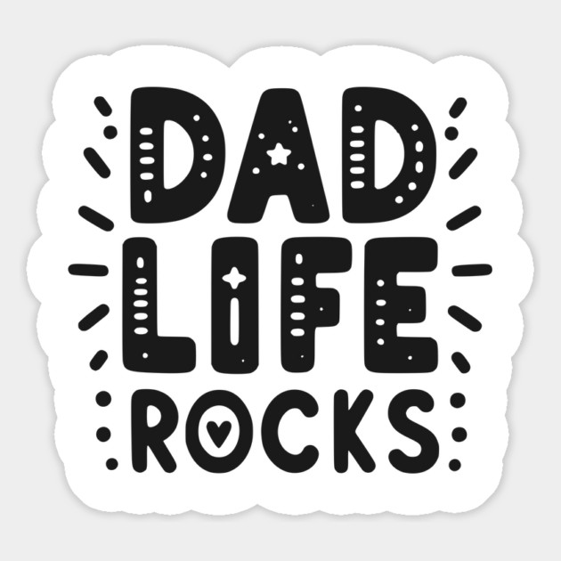 Dad Life Rocks Magnet by Frank Ring