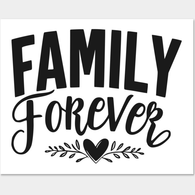 Family Forever Wall Art by Frank Ring