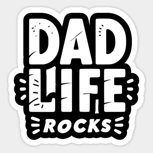 Dad Life Rocks Magnet by Frank Ring